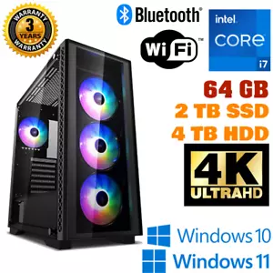 Intel Core i7 13700 | 64 GB RAM| 2TB SSD+4TB HDD |Gaming Workstation Computer PC - Picture 1 of 12