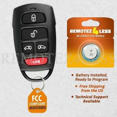 Remote For 2006 2007 2008 2009 Hyundai Entourage SV3-100060234 Keyless Entry Foto 1 de 4