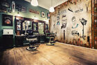 3D Vintage Salon O247 Hair Cut Barber Shop Wallpaper Wall Mural Self-adhesive