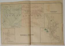 1875 Map of NEWPORT, STETSON & KENDUSKEAG, Penobscot County Map,Rail Lines,River