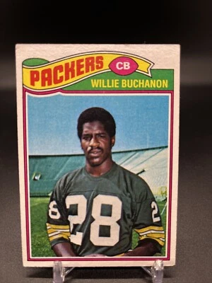 1977 Topps - #402 Willie Buchanon - Image 1 of 2