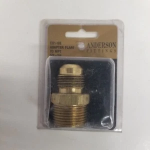 Anderson Fittings CU1-10E Adapter Flare To MPT 5/8 × 3/4, New - Picture 1 of 5