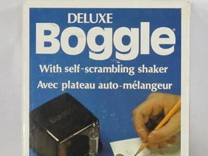 Deluxe Boggle Board Game 4 x 4 Letter Grid Shaker 1976 Bilingual 100% Complete - Picture 1 of 5