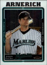 2005 Topps Chrome Update Baseball Card #142 Tony Arnerich FY RC