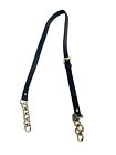 Michael Kors Black Leather Gold Tone Chain Replacement  Strap For  Bag + 44”