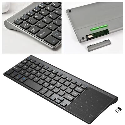 Wireless Keyboard with Touchpad 2.4G Waterproof Universal Sensitive Touchpad - Image 1 of 4
