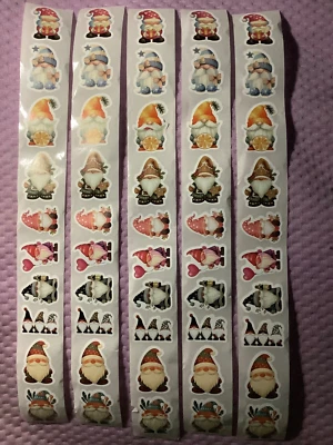 Christmas and Valentine’s Day Gnome Stickers Brand New Journal 50 - Image 1 of 4