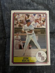 Jim Rice 1987 Boardwalk And Baseball #5 Boston Red Sox