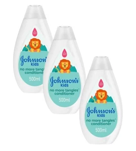Johnson's No More Tangles Smooth And Easy To Comb Condiitoner Kids - 3 x 500ml - Picture 1 of 1