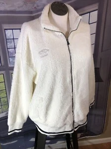 Umbro Sherpa XXL NWT 1/4 Zip Fleece Pullover Jacket Sweater CreamIvory $40 12/30 - Picture 1 of 12
