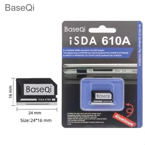 Baseqi Mini Card Drive Adapter For Asus ZenBook Flip ux360CA Model 610A - Picture 1 of 12
