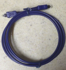 TOSLINK T07798 6FT FIBER OPTIC DIGITAL AUDIO CABLE 260-006 OPTICAL STEREO RADIO - Picture 1 of 4