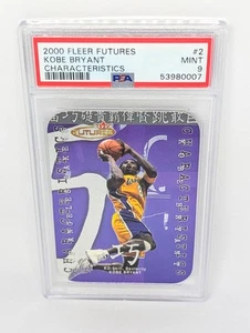 2000-01 Fleer Futures Characteristics #2 Kobe Bryant PSA 9 Los Angeles Lakers - Picture 1 of 3