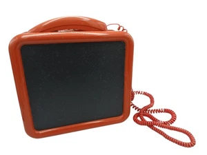 Vintage Western Electric Bell System Burnt Orange Trimline Chalkboard CorkBoard - Picture 1 of 7