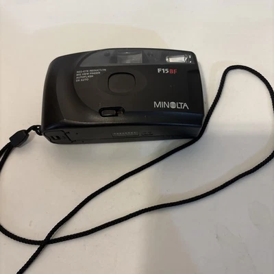 Minolta F15BF Point and Shoot Film Camera, Nice! Fast Ship - Image 1 of 4