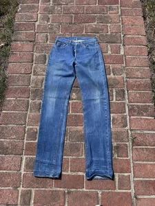 Vintage seltene Levis Dark Selvedge Redline 501s 501 Jeans USA #524 31 40 - Bild 1 von 12