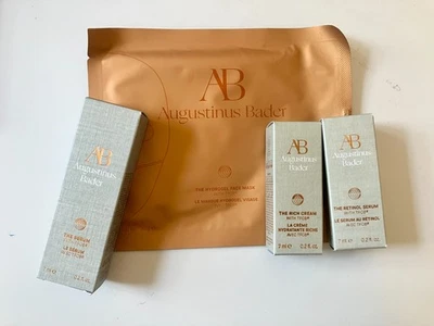 Augustinus Bader 4 Pc Gift Set (with bag Rich Cream, Essence, Retinol, Face Mask - Image 1 of 2
