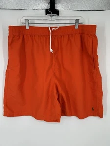 Polo Ralph Lauren Swim Trunks Bathing Suit 7" 7 Inch Inseam Neon 2XL Tall 2XLT - Picture 1 of 7
