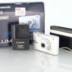 Panasonic Lumix DMC-F3 fotocamera digitale compatta 12,1 megapixel argento sensore CCD fotocamera digitale - Foto 1 di 17