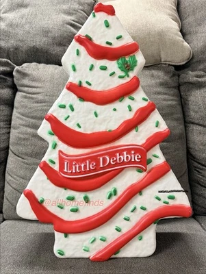 Little Debbie Christmas Tree Cake Blow Mold LED Lighting 22 Inches Tall - NEW