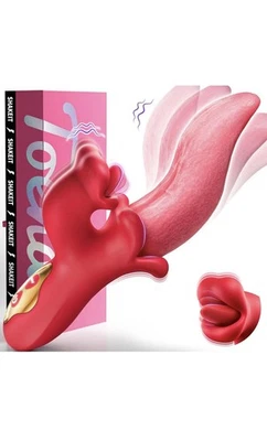 Вибратор язык сексуальная игрушка для женщин Thursting Dildo 9 облизывание качели сосание роза G - Изображение 1 из 4