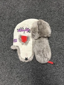 Rare Polaris Racing Nylon Winter Hat Rabbit Trapper Adult Large - Picture 1 of 3