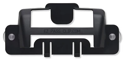 EZ PASS Holder EZ PASS & I-PASS/I-ZOOM NEW Mini Toll Tag "eZpassClip"  BLACK  - Image 1 of 2