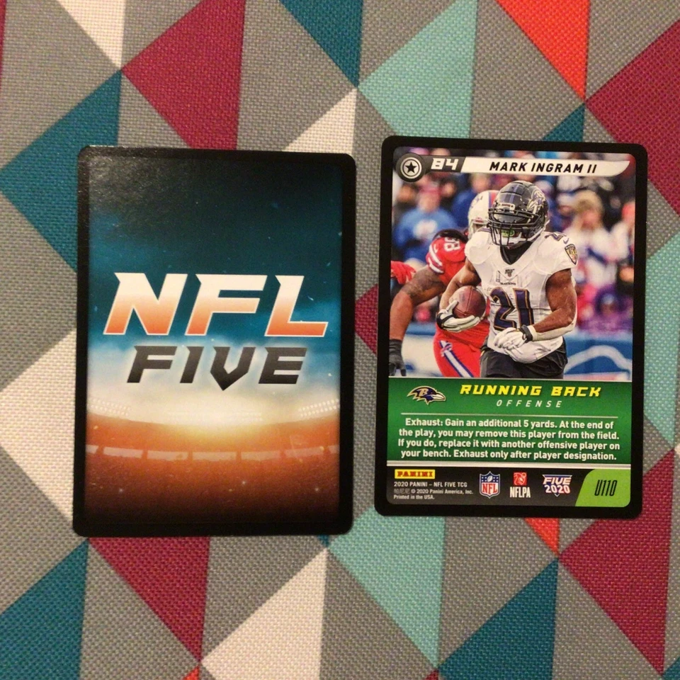Mark Ingram II #U110 Ravens uncommon Base 2020 Panini Edition NFL five TCG - Image 1 of 1
