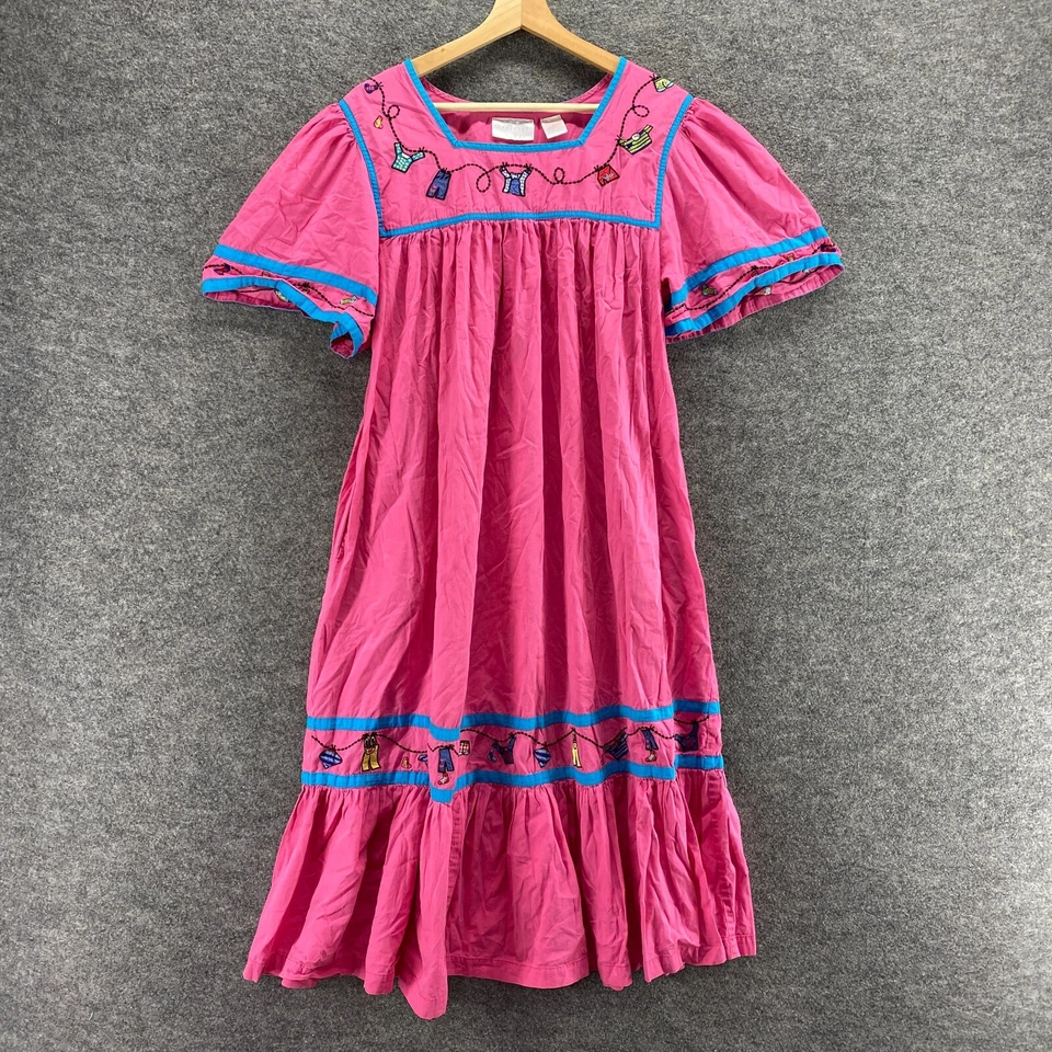 Ночное платье Cabernet женское L большое розовое квадратный вырез короткий рукав хлопок для сна - Изображение 1 из 4