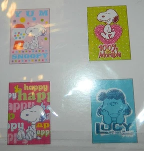 NIP SNOOPY Peanuts LUCY Package of 8 NOTE CARDS with ENVELOPES 4 Designs* NEW - Picture 1 of 2