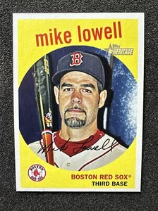 Mike Lowell #220 2008 Topps Heritage QTY Medias Rojas de Boston - Imagen 1 de 2