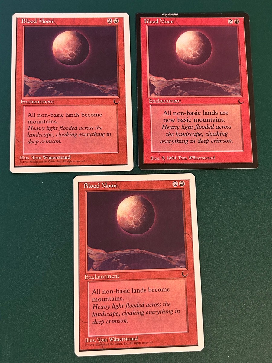 Blood Moon Magic: The Gathering Trading Card Games The Dark Blood Moon Magic: The Gathering Trading Card Games The Dark