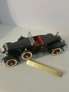 Danbury Mint 1927 Stutz Black Hawk Diecast 1:24 Model Car in Box with Papers - Picture 1 of 10