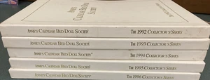 Annie's Calendar Bed Doll Society Collectors Lot of 5  1992 thru 1996 Free Ship! - Picture 1 of 4