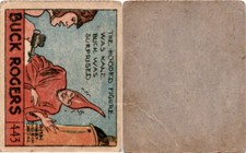 R28 Strip Card, Cartoon Adventures, 1936, #443 Buck Rogers