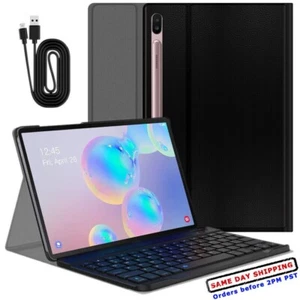Premium Keyboard Case for Samsung Galaxy Tab S6 10.5 Inch 2019 SM-T860/SM-T865 - Picture 1 of 1