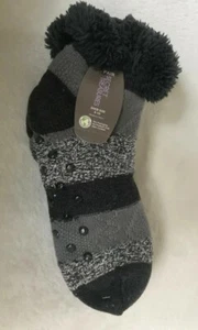 Secret Treasures Damen grau super weich Zopfmuster Slipper Socken passt Schuhgröße 4-10 - Bild 1 von 1