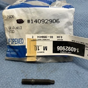 NEW GENUINE GM 14092906 Stud, Oil Pan - Picture 1 of 4