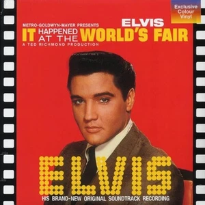 ELVIS PRESLEY It Happened At The World's Fair *SEALED* Ltd Orange Vinyl LP - Imagen 1 de 3