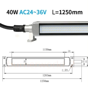 CNC Lathe Lighting Lamp Led Lamps 24-36V Machine Tool Aluminum Alloy Work Light - Picture 1 of 18