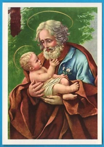 S. Giuseppe Guido Reni EB Enrico Beretta FG cartolina vintage postcard MA1895 - Imagen 1 de 2