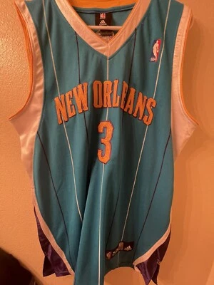 Camiseta retro Chris Paul Adidas New Orleans Hornets #3 para hombre talla XL - ¡Hermosa! Foto 1 de 3