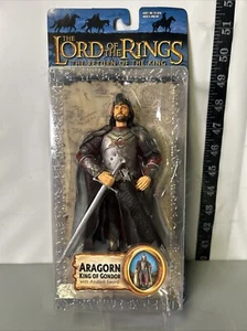 El Señor de los Anillos Retorno del Rey Toy Biz Aragón Rey de Gondor con Espada - Imagen 1 de 5