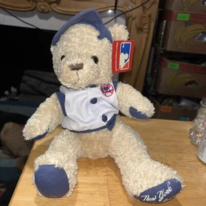 New Tan New York Yankees Stuffed Animal MLB Genuine Merchandise Teddy Bear Plush - Picture 1 of 17