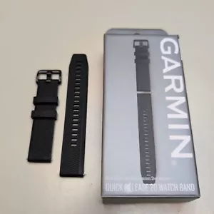 Garmin 010-12926-00 sgancio rapido 20 mm nero con cinturino nero SS HW - SPEDIZIONE GRATUITA! - Foto 1 di 6