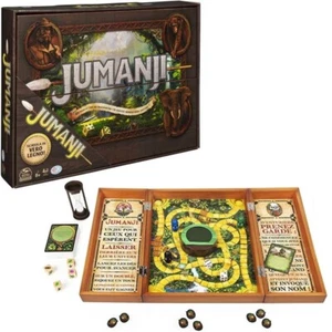JUMANJI GIOCO DA TAVOLA IN LEGNO ORIGINALE SPIN MASTER SOCIETÀ - Foto 1 di 3