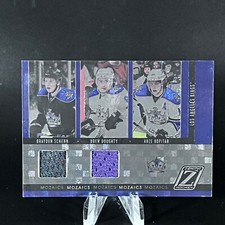 Brayden Schenn/Anze Kopitar/Drew Doughty 2010-11 Zenith Mozaics Materials KINGS