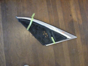 16-20 2016-2020 Cadillac CT6 Driver LEFT Rear Quarter Window GLASS W/CHROME OEM - Picture 1 of 3