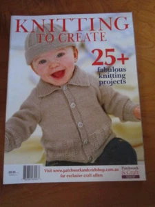 KNITTING BOOK KNITTING TO CREATE OVER 25 +  PROJECTS   GREAT * MUST SEE - Picture 1 of 1