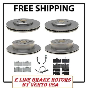 Front Rear Brake Rotors Pads Sensors For Lexus LS430 2001 2002 2003 2004 to 2006 - Bild 1 von 3